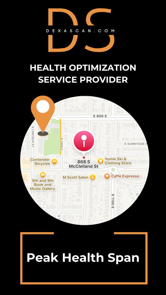 DEXA Scan, RMR Test, or VO2 Test in Salt Lake City, UT (McClelland St)